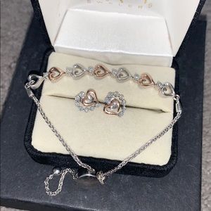 Kay Jewlers Bracelet and Earings set